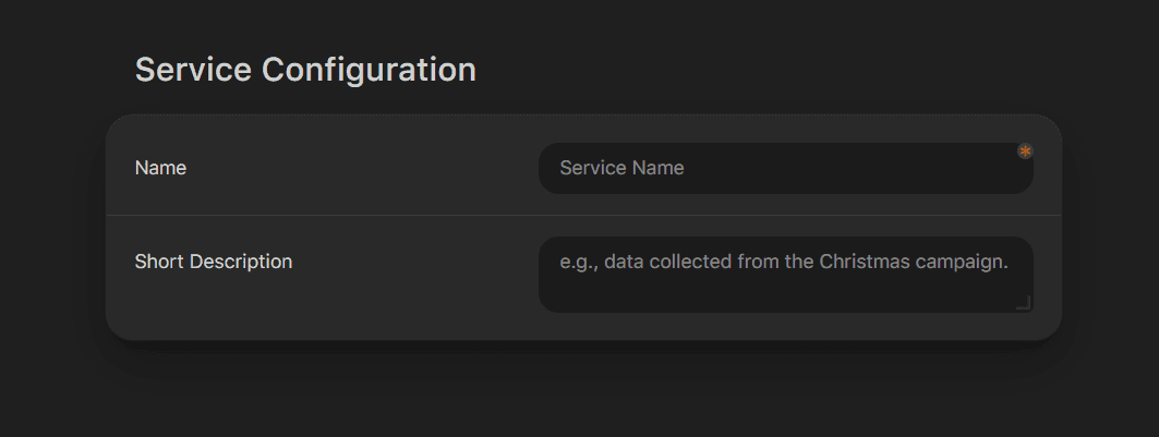 Naming data service