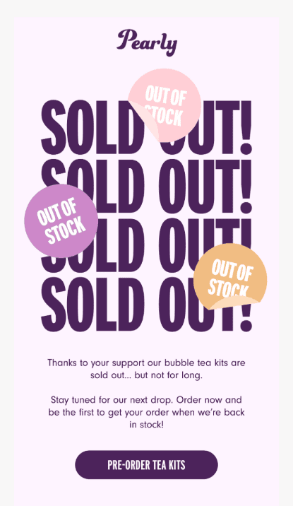 Письмо с информацией об отсутствии товара Письмо с информацией об отсутствии товара