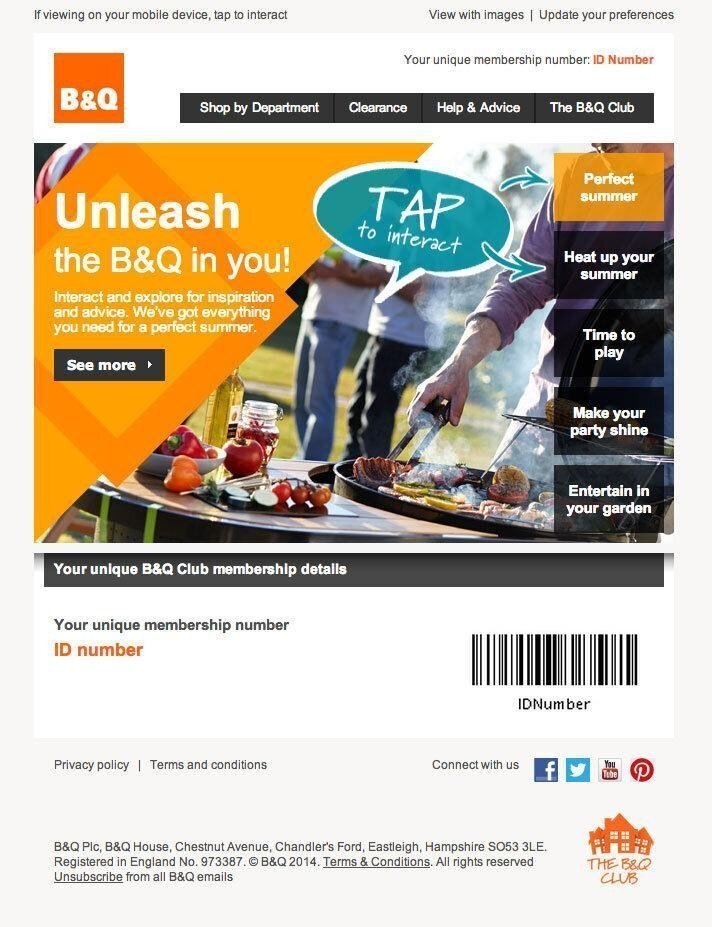 Interactive carousels for event marketing