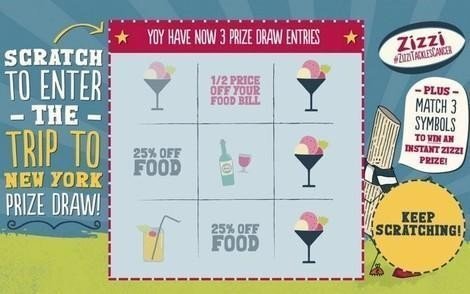 Experiential marketing strategies _ Scratch-offs