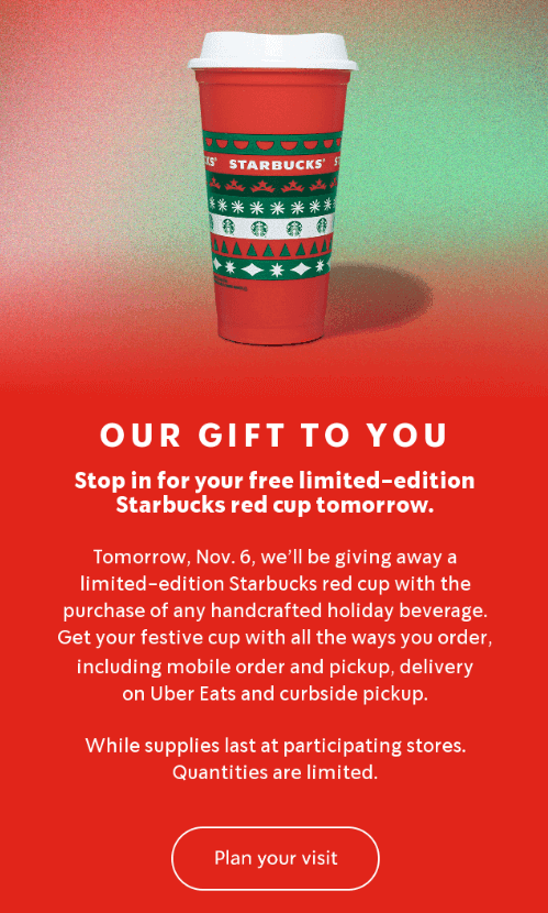Starbucks red cups _ Holiday designs and symbols