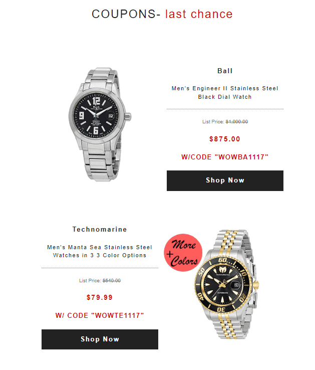 World of Watches _ Colors to create a solid first impression