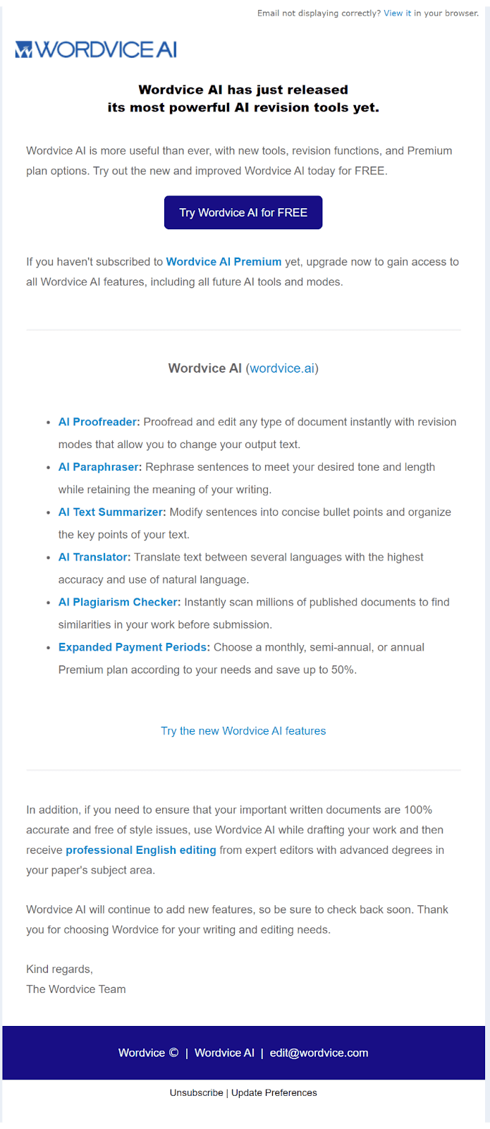 Combine promo and educational emails