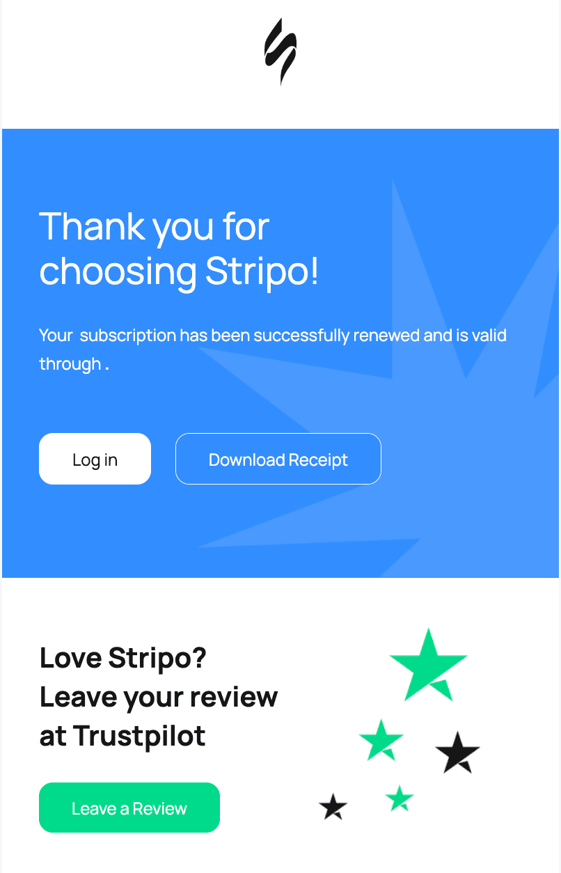 Лист про поновлення підписки