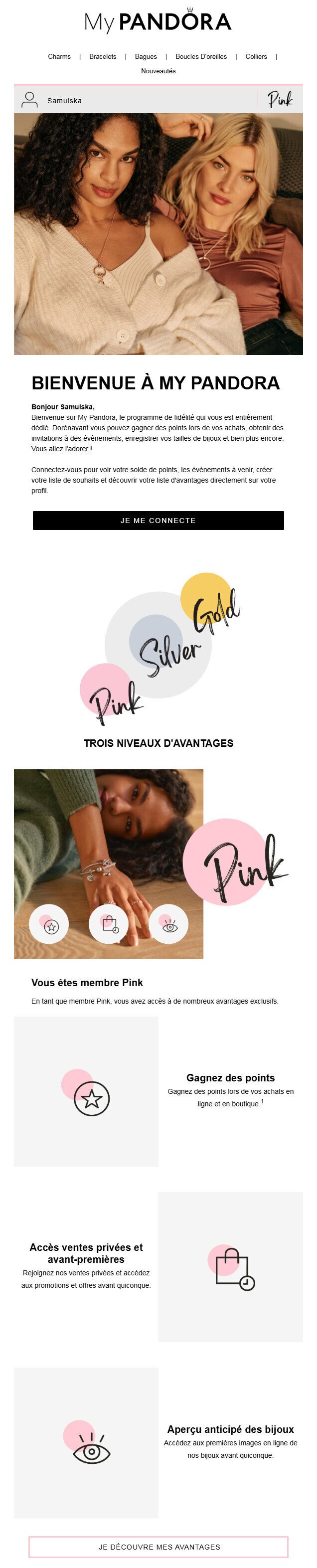 Приклад привітального листа для ринку Франції