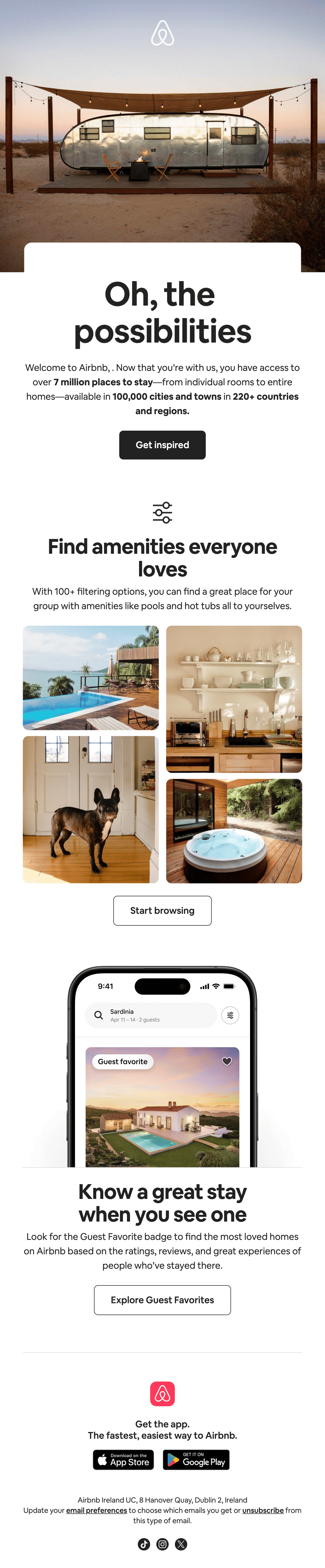 Приклад початку воронки продажів для нових клієнтів