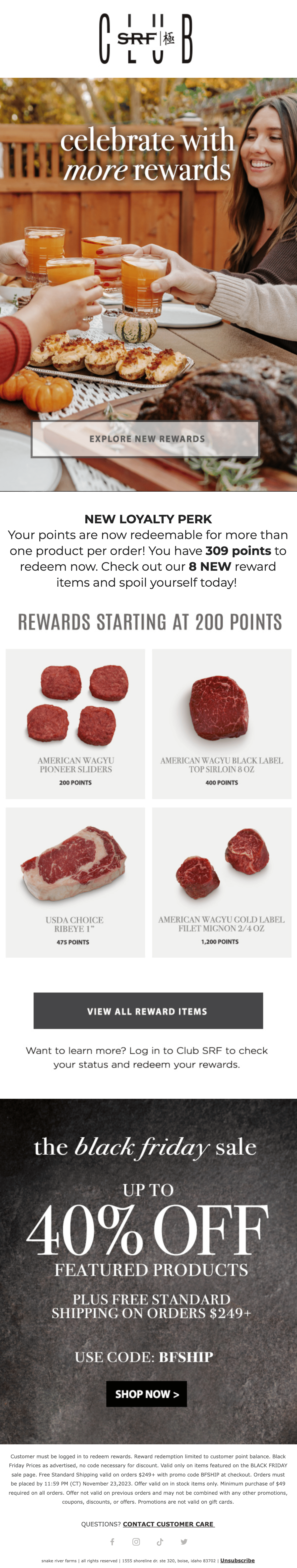 Персоналізовані листи з інформацією про знижки за програмою лояльності