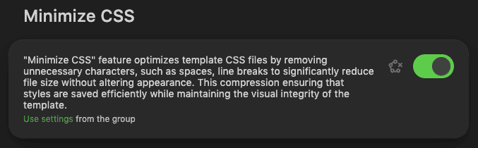Minimize CSS toggle