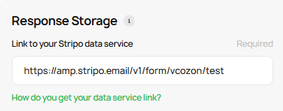 Adding response storage