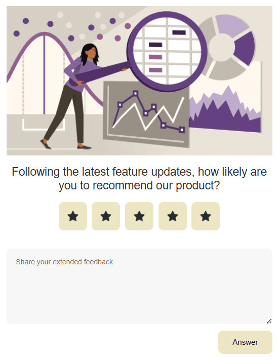 Feature feedback module