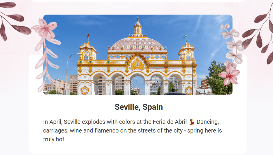 An example of hyper-personalization in the travel nurturing email