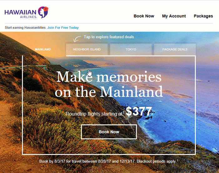 Indústria de Turismo _ Exemplo de Emails Interativos Indústria de Turismo _ Exemplo de Emails Interativos