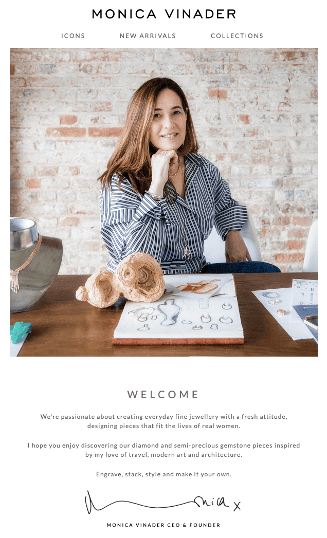 I migliori esempi di email di benvenuto_Rendere le email più personali I migliori esempi di email di benvenuto_Rendere le email più personali