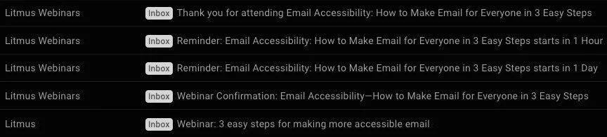 Righe dell'oggetto per le e-mail di promemoria di eventi Righe dell'oggetto per le e-mail di promemoria di eventi