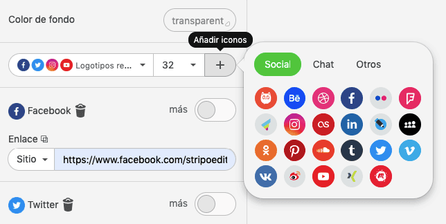 Crear plantilla de correo electrónico HTML en Gmail_Agregar iconos de redes sociales