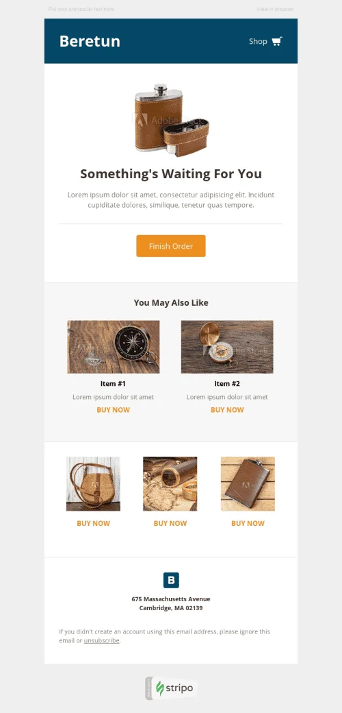 6577-Stripo-Fashion-Trigger-newsletter-Abandoned-Cart-Your-Goods-email-web