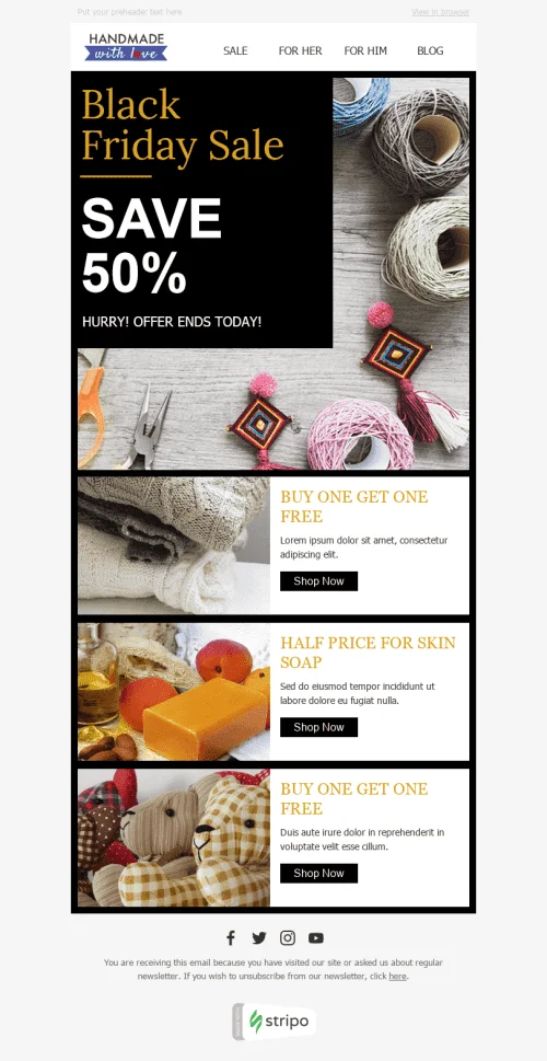 29117-Stripo-Books-Presents-Stationery-Holiday-newsletter-Black-Friday-Weekend-Sale-email-web