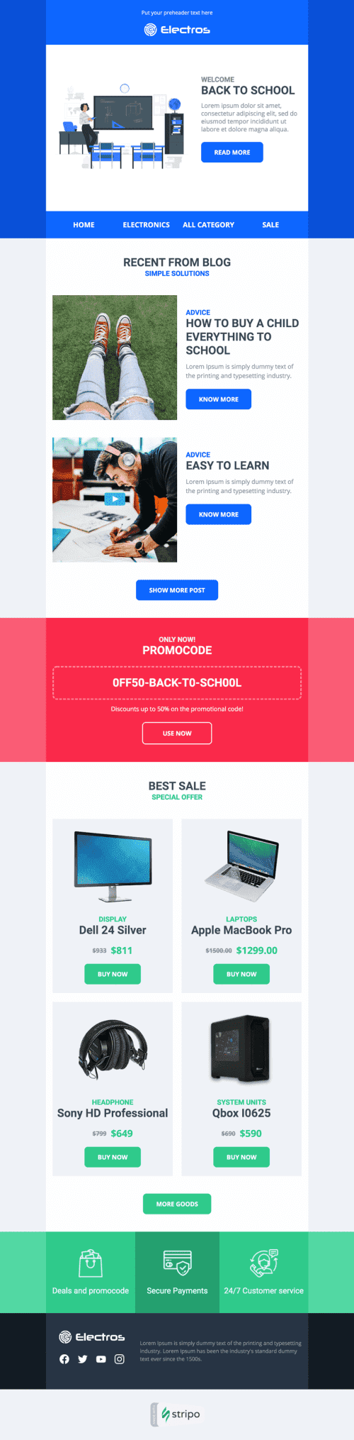 Knowledge Byte Email Template Path to knowledge Email Template by Stripo.email