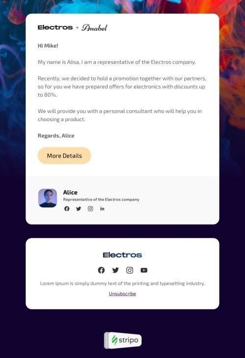 New Clients Email Template by :full_name — Stripo.email