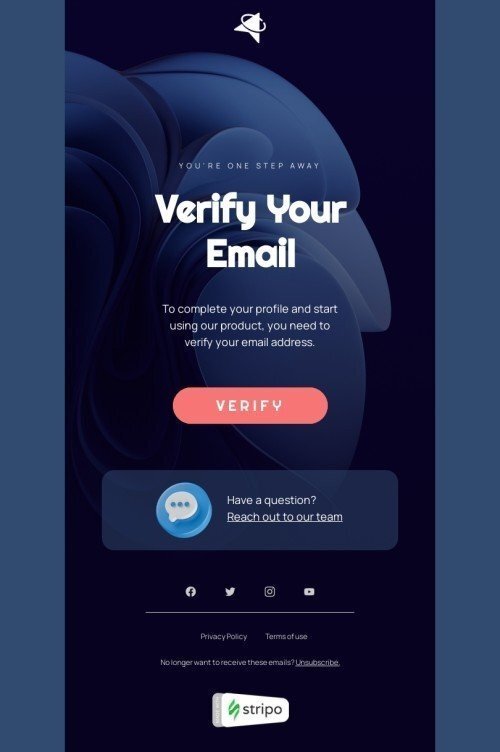 39 Blue Email Templates 📭 | Free Blue HTML Email Template — Stripo.email ️